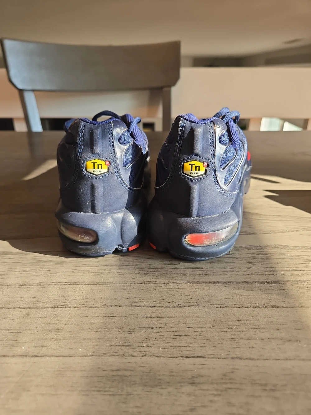 Nike Air Max TN Plus Navy with Red Swoosh